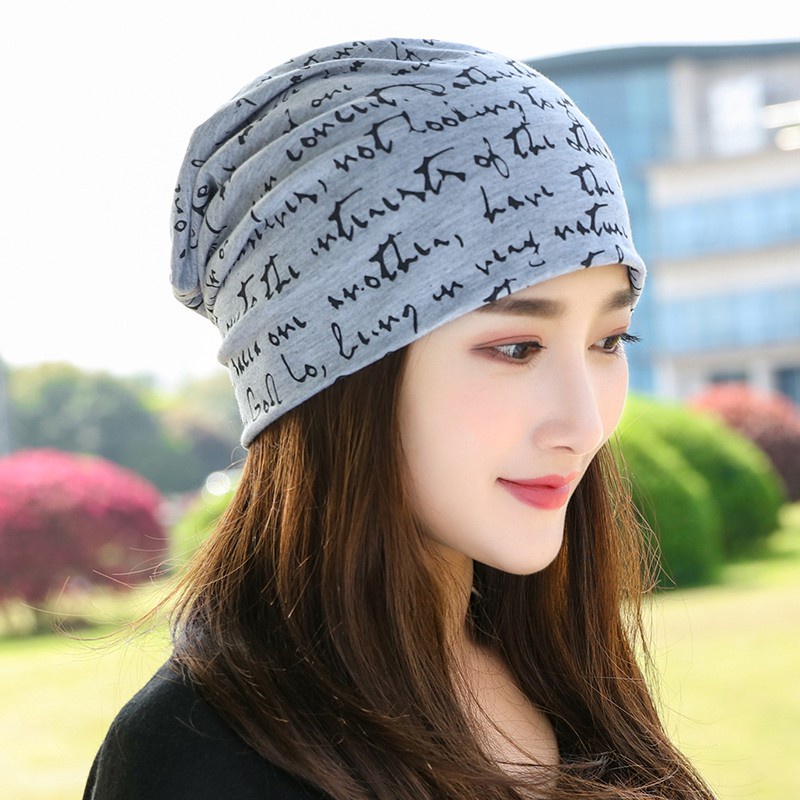 Mũ trùm đầu chống bụi bẩn thoáng khí in họa tiết cá tính dành cho nam và nữ