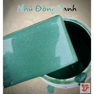 SƠN CHẬU CẢNH (KIỂNG), SƠN TRỤ RÀO BÊ TÔNG, MÀU NHŨ ĐỒNG XANH 400GR