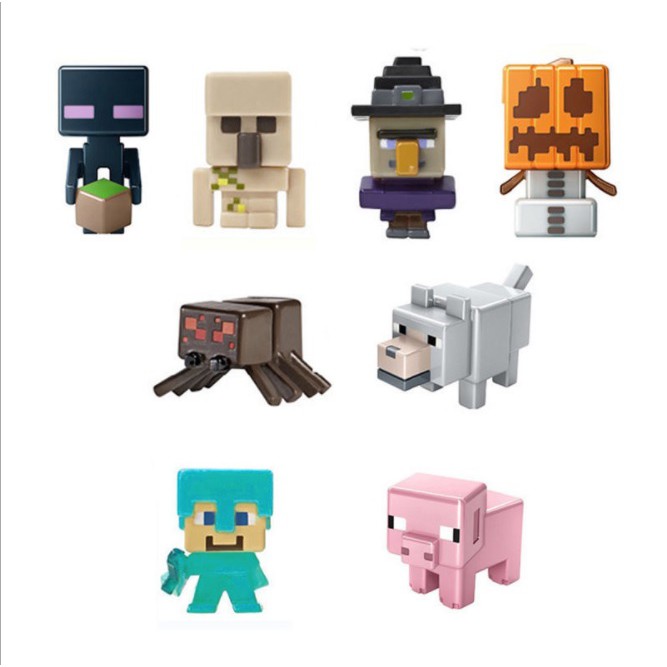 Combo 4 nhân vật mô hình mini figure Minecraft ngẫu nhiên