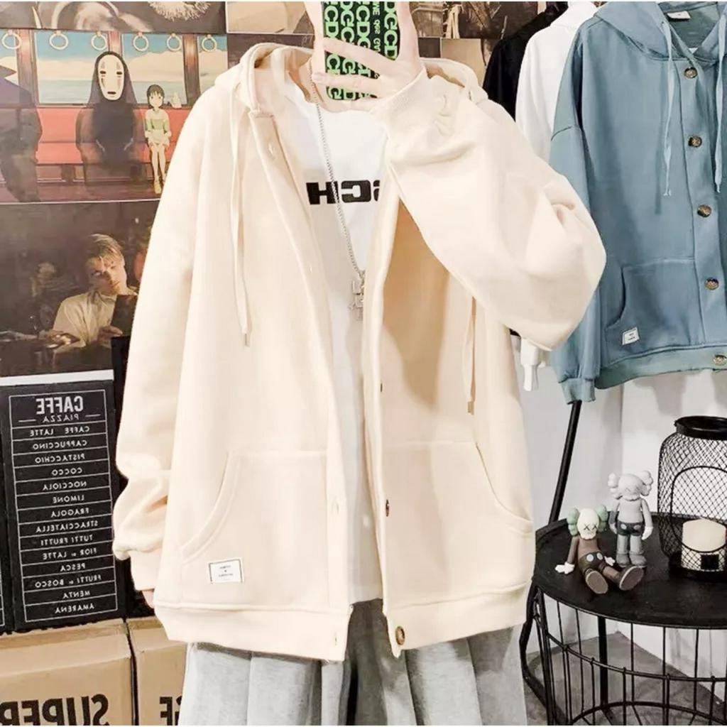Áo KHOÁC NÚT và Ulzzang Unisex