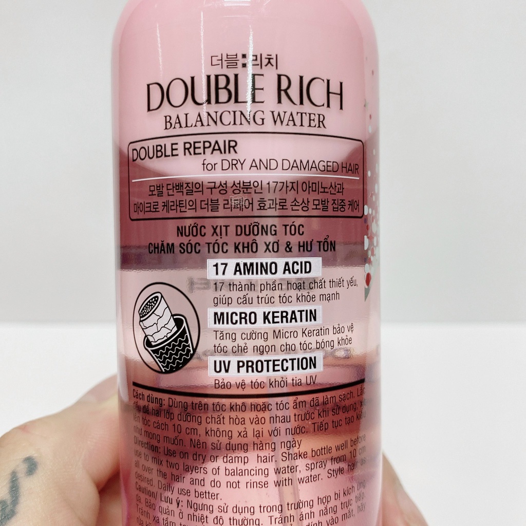 Nước Xịt Dưỡng Tóc Double Rich 250ml