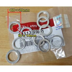 Long đen ốc rốn xả dầu KIA/ HUYNDAI /MAZDA. [Hàng Xịn Mobis] Lỗ Ø14 mm. | BigBuy360 - bigbuy360.vn