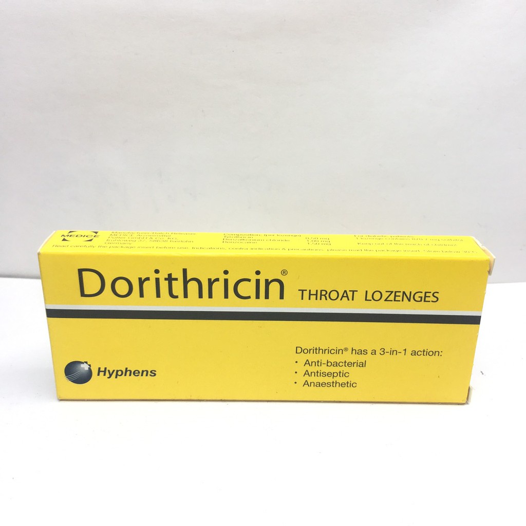 Viên Ngậm Dorithricin Đức - Hộp 20 viên