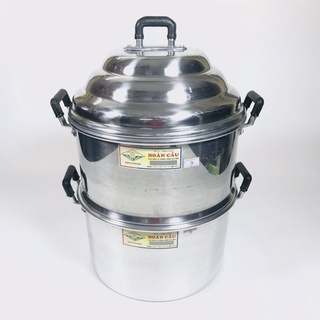 Chỏ nhôm hấp xôi Hoàn Cầu đủ kích thước