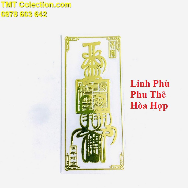 Linh Phù Gia Đình Vui Vẻ; dán điện thoại, laptop, xe máy, xe hơi, bàn thờ ông địa hay vị trí làm việc- SP005358