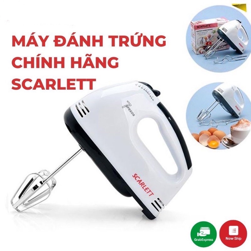 MÁY ĐÁNH TRỨNG CẦM TAY 7TỐC ĐỘ SCARLETT