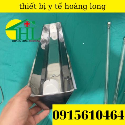 [Com Bo Máng + Bóng UV 60cm ] Đèn Cực Tím Diệt Khuẩn Không Khí Inox Việt Nam