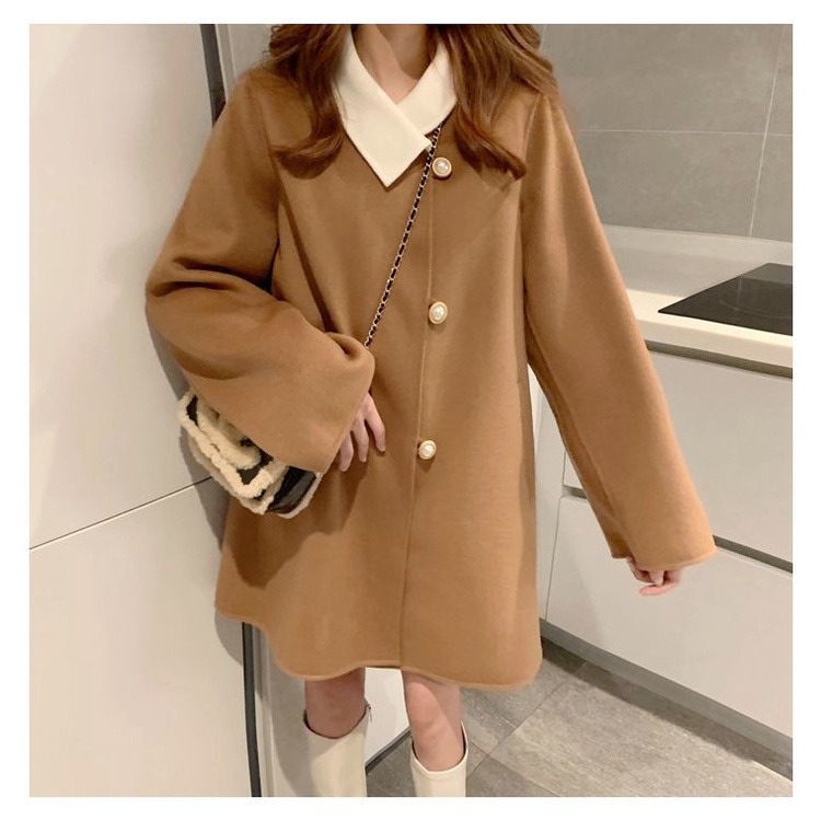 Áo khoác dáng rộng thời trang mùa đông cho nữ | BigBuy360 - bigbuy360.vn