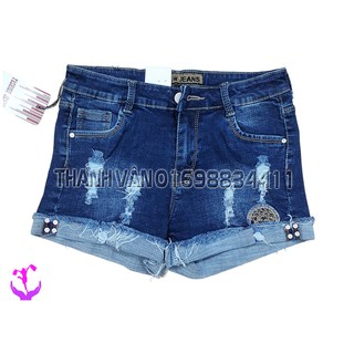 Quần short jean nữ mài giá tốt -2998