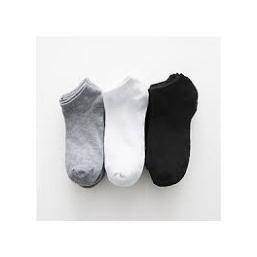 Tất (Vớ) Nam Nữ Unisex Cotton Trơn Cổ Ngắn, Cổ Thấp Thoáng Khí Khử Mùi Cực Tốt