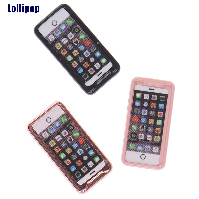 Mô hình điện thoại thông minh tỷ lệ 1:12 cho trang trí nhà búp bê