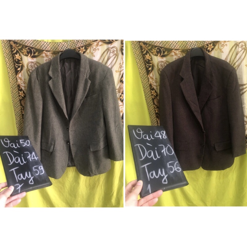 ❣️Áo Vest Blazer NAM Vải Dạ Trơn - Hàng nhập khẩu