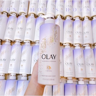 Sữa tắm đêm trắng da ngừa lão hoá Olay b3 retinol