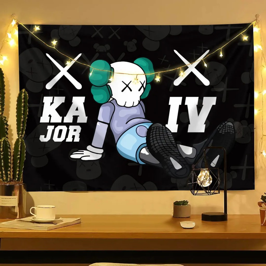 Tranh Vải Treo Tường Hình Kaws Độc Đáo Đẹp Mắt