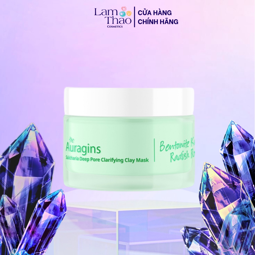 Mặt Nạ Đất Sét Loại Bỏ Dầu Nhờn The Auragins Sulcharia Deep Pore Clarifying Clay Mask 80ml