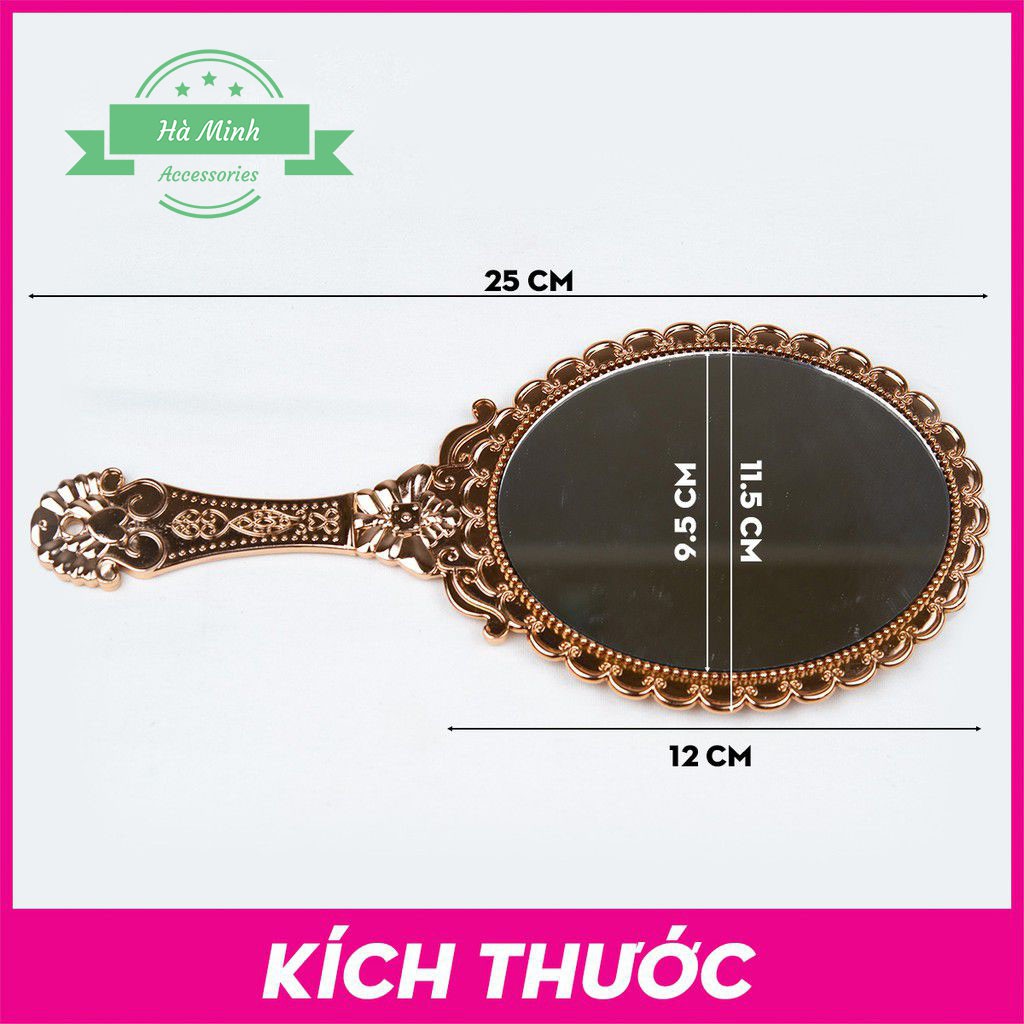 Gương Cầm Tay Princess Hoàng Cung Không Gập