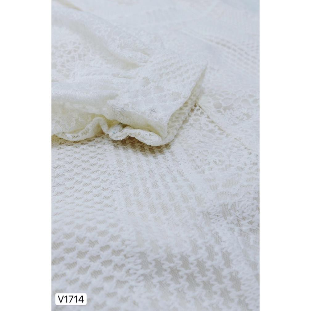 [VÁY ĐI TIỆC CAO CẤP] Váy ren nữ xòe trắng kem - váy ren thiết kế | BigBuy360 - bigbuy360.vn