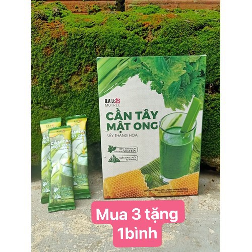 [Chính Hãng] Bột cần tây mật ong,hỗ trợ đẹp dáng, kháng mỡ hiệu quả, làm sáng da (Hộp 14 gói)