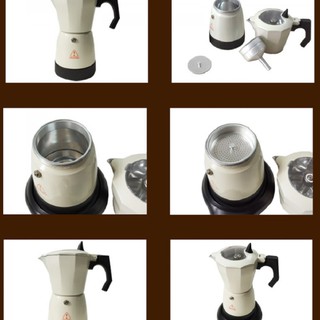 Bình pha cafe bằng điện 6 cup Espresso