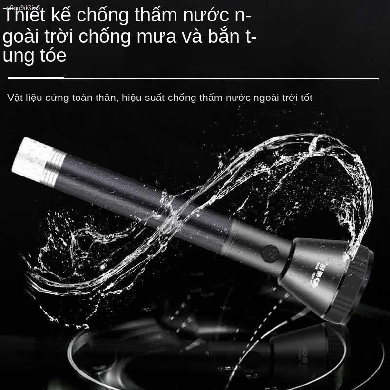 【2021】Đèn pin Kangming LED hộ gia đình có thể sạc lại ánh sáng mạnh siêu đa chức năng nhỏ di động tầm xa chiếu khẩn cấp