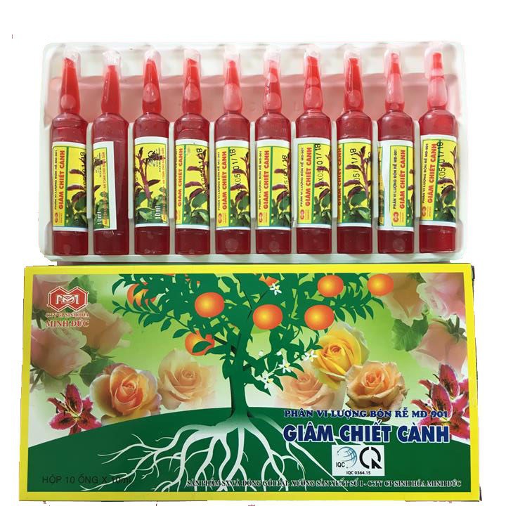 [SIEURE] Vỉ 10 ống kích thích ra rễ chuyên dùng cho giâm, chiết cành MĐ 901 hàng đẹp, phân phối chuyên nghiệp.