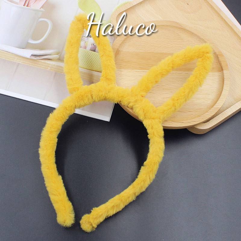 Băng đô rửa mặt cài tóc tai mèo tai thỏ cute thời trang Hàn Quốc dễ thương Haluco accessories BT01