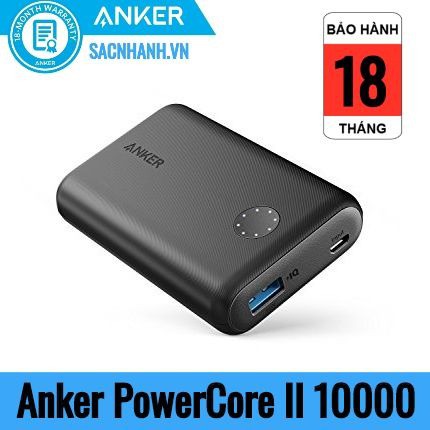 Pin Dự Phòng Anker PowerCore II 10000mAh - A1230