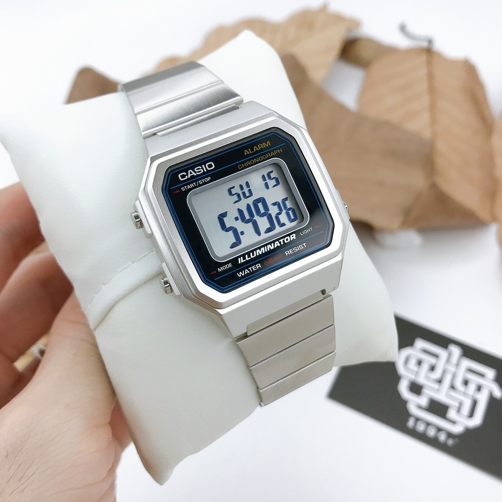 Đồng hồ nam Casio B650 / B650WD-1A dây thép không gỉ, chống nước, hàng chính hãng