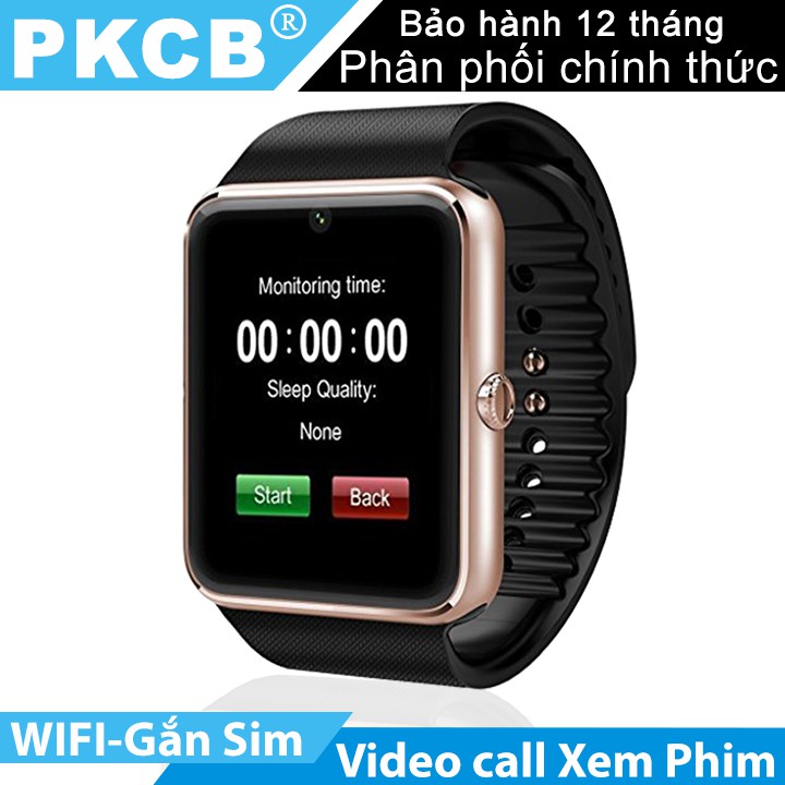 Đồng hồ thông minh WiFi sim độc lập cảm ứng smartwatch tiếng Việt PF107 Gold