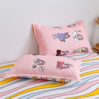 Sét poly cotton nhập khẩu ( búp bê Hồng )