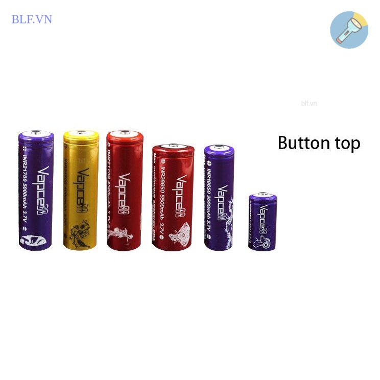 Pin sạc 26650 Vapcell K62 6200mAh 15A 3.6V 3.7v 4.2V INR Cao Cấp Li Ion