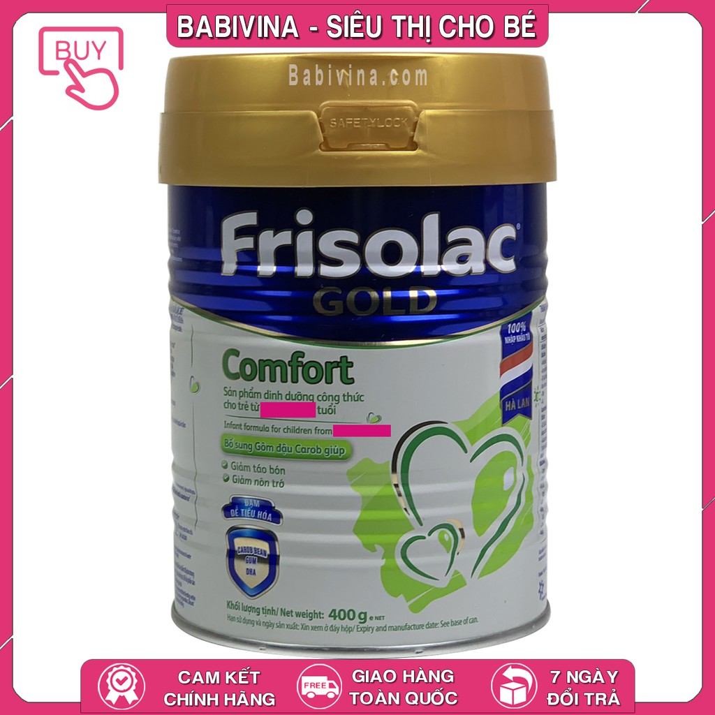[CHÍNH HÃNG] Sữa Bột Frisolac Gold Comfort 400G | Date Mới Nhất - Giá Tốt Nhất | Babivina