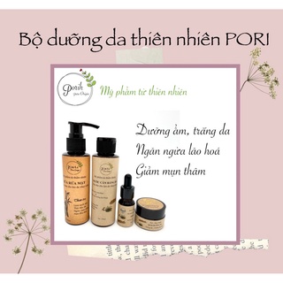 BỘ CHĂM SÓC DA THIÊN NHIÊN DƯỠNG TRẮNG DA CHỐNG LÃO HOÁ PORI
