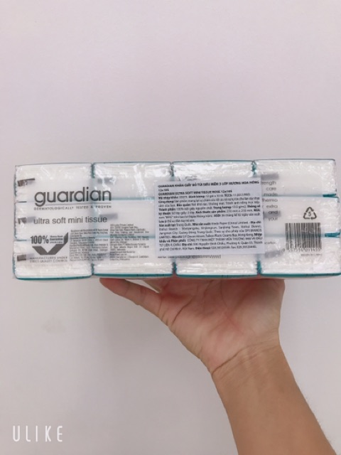 Khăn giấy bỏ túi siêu mềm 3 lớp 12 gói * 10 tờ