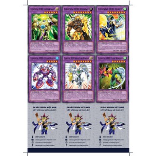 [BÀI IN] Yugioh Deck Jaden Juki e-Hero