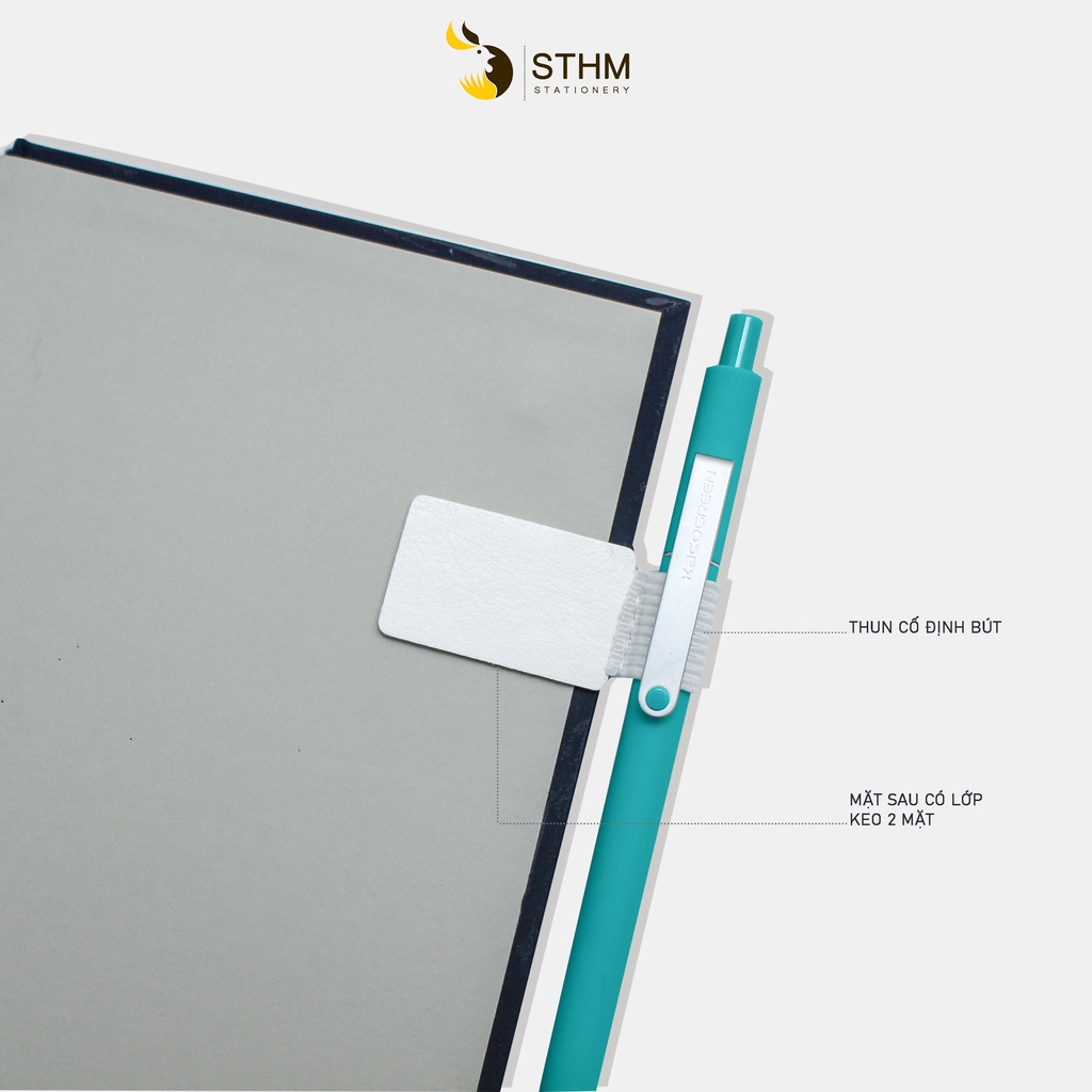 Miếng dán gài bút cho sổ tay - dùng cho tất cả loại sổ tay - STHM stationery