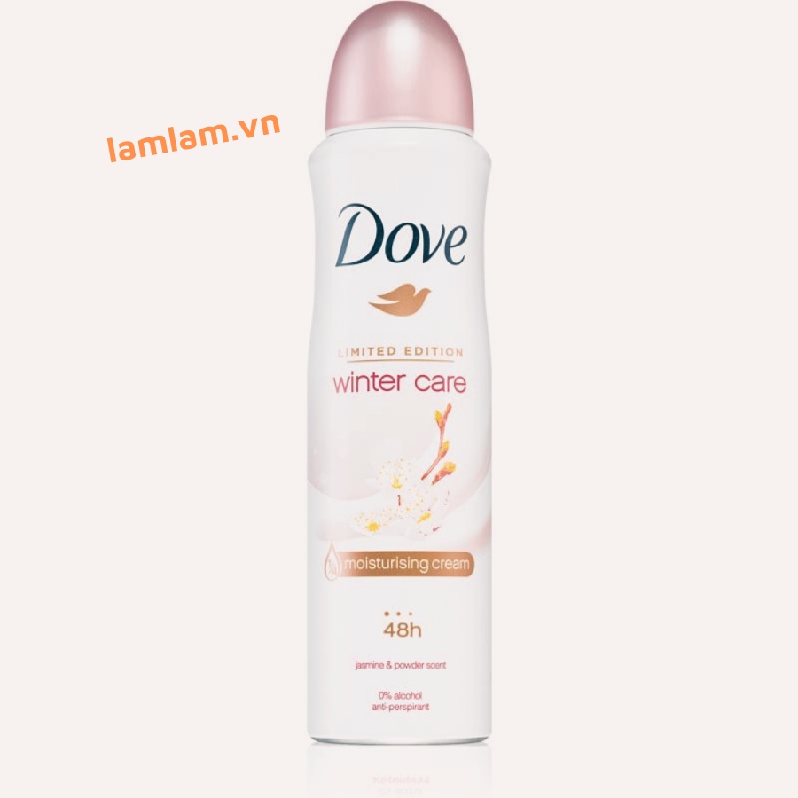 Xịt Khử Mùi Dove 48h Invisible Dry 150ml