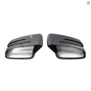 1 cặp ốp gương chiếu hậu sợi carbon thay thế cho xe hơi benz e c-class w212 w204 w221 2009-2013
