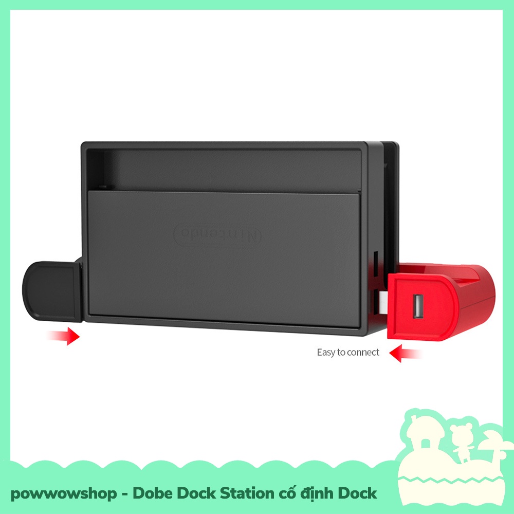 [Sẵn VN - Hỏa Tốc] Phụ Kiện Dobe Dock Station Đế Dựng Cố Định Dock Sạc Charging Joycon Cho Máy Game Nintendo Switch