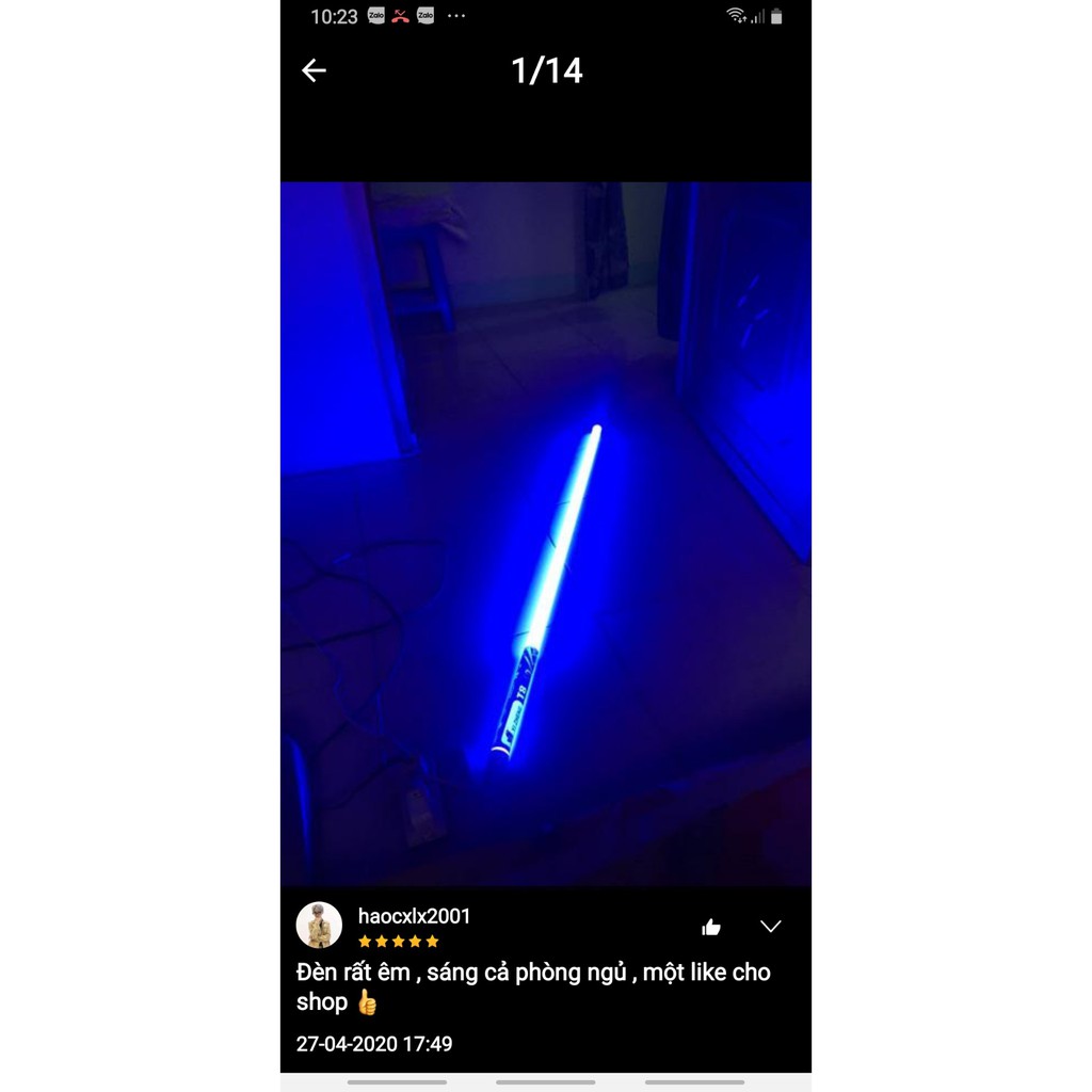 ĐÈN TUÝP LED MÀU TRANG TRÍ DÀI 1M2 18W TIẾT KIỆM ĐIỆN