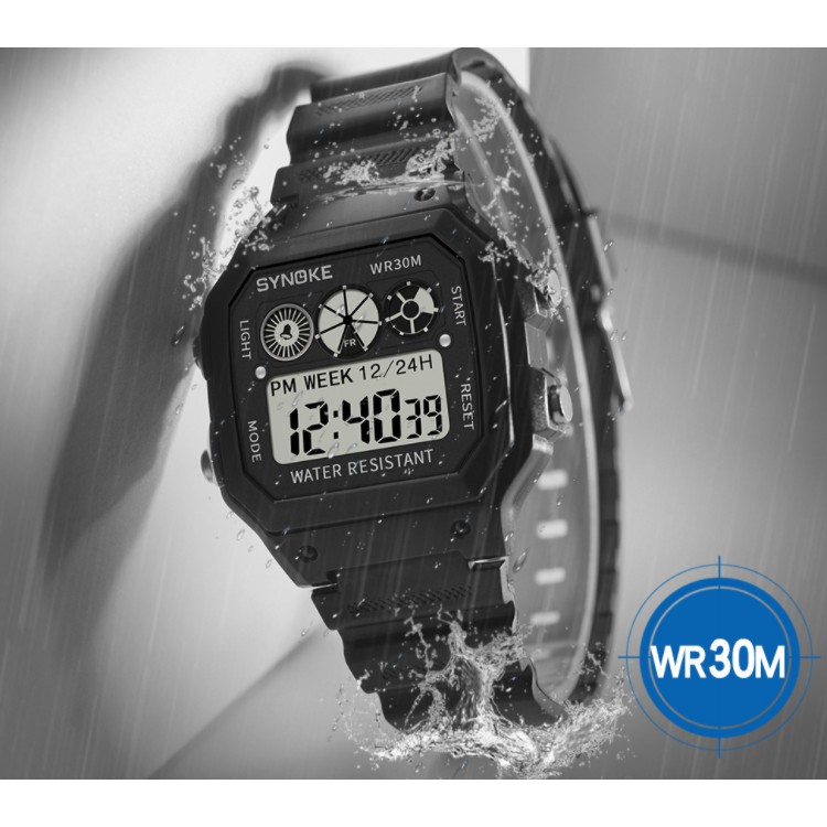 SYNOKE Đồng hồ điện tử Nam - Nữ  dành cho học sinh và  trẻ em phát sáng đầy màu sắc | BigBuy360 - bigbuy360.vn
