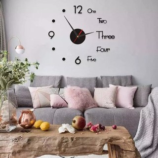 Đồng hồ dán tường trang trí nhà cửa xinh xắn (DHD40)