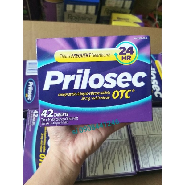 Hàng chuẩn mỹ - Viên uống Prilôsec 24hr