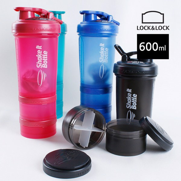 Bình lắc LOCK&LOCK SHAKE IT HAP945 - 600ml (phù hợp cho người tập GYM)