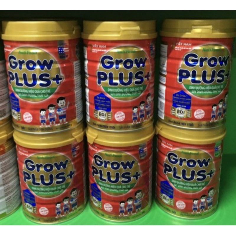 Sữa Grow Plus mẫu FDI 900gr cho trẻ thấp còi