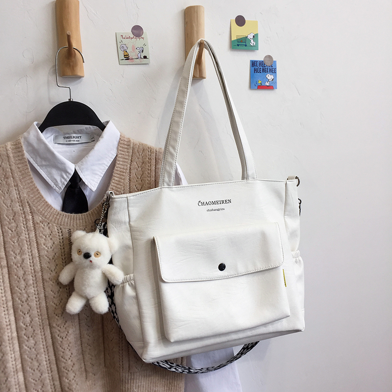 Túi xách tote IELGY da mềm sức chứa lớn đeo vai cầm tay thời trang Hàn Quốc 2021 cao cấp cho nữ