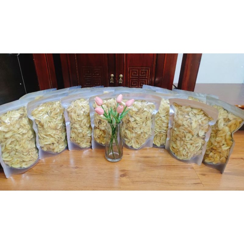 Chuối xanh sấy giòn tẩm đường ăn kiêng keto 500g