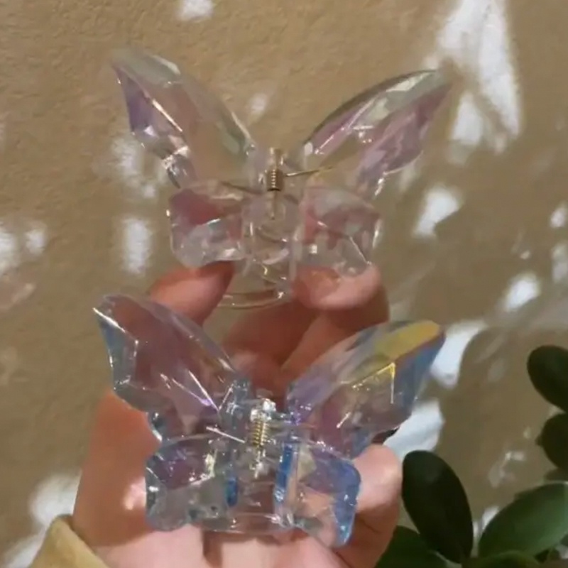 Kẹp Tóc Hình Bướm Đính Pha Lê