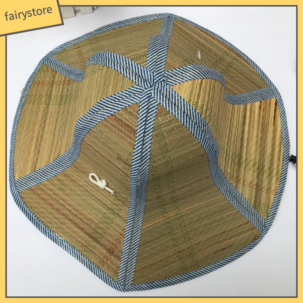 Mũ đan cói vành rộng chống tia uv có thể gập lại thời trang đi biển cho nữ