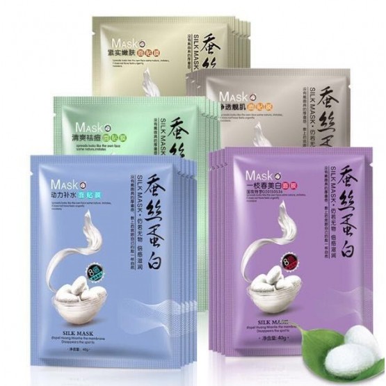 Mặt Nạ Lụa Tơ Tằm One Spring Silk Mask Nội Địa Trung Các Dòng (miếng lẻ)